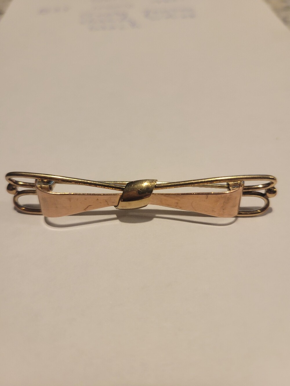 Vintage Made In Germany Marked 585 14K Yelow Gold Brooch,6 Grams, No Low Bowl